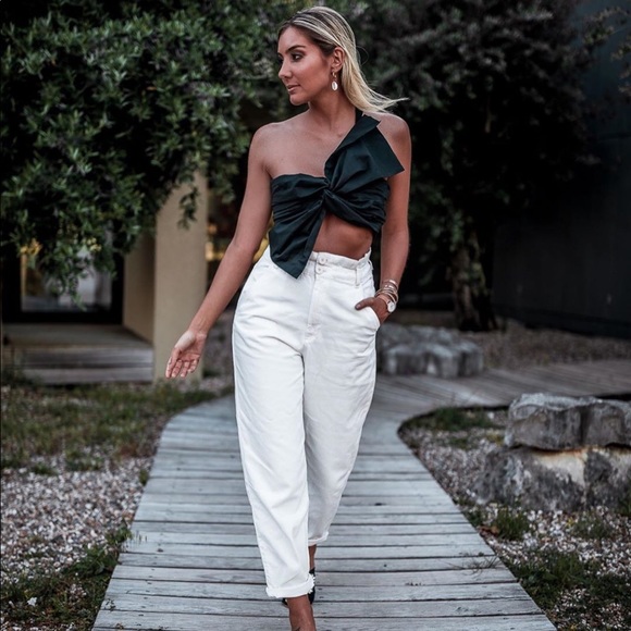 ZARA Knotted Cropped Top - Picture 5 of 8